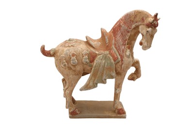 Lot 234 - A CHINESE TANG-STYLE POTTERY HORSE, 20TH CENTURY