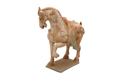 Lot 234 - A CHINESE TANG-STYLE POTTERY HORSE, 20TH CENTURY