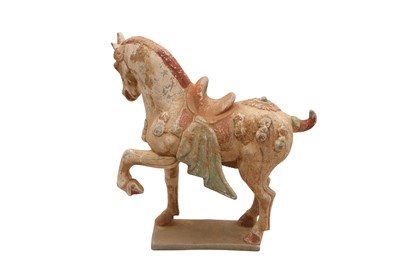 Lot 234 - A CHINESE TANG-STYLE POTTERY HORSE, 20TH CENTURY