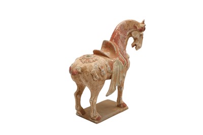 Lot 234 - A CHINESE TANG-STYLE POTTERY HORSE, 20TH CENTURY