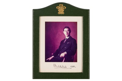 Lot 106 - PRESENTATION PHOTOGRAPH OF KING CHARLES III AS PRINCE OF WALES