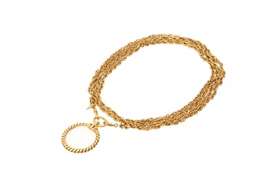 Lot 393 - Chanel Loupe CC Pendant Necklace