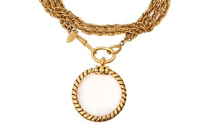Lot 393 - Chanel Loupe CC Pendant Necklace