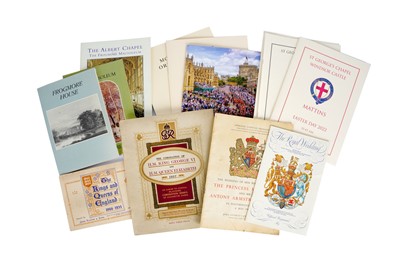 Lot 52 - SELECTION OF BOOKS AND EPHEMERA RELATED TO THE BRITISH ROYAL FAMILY