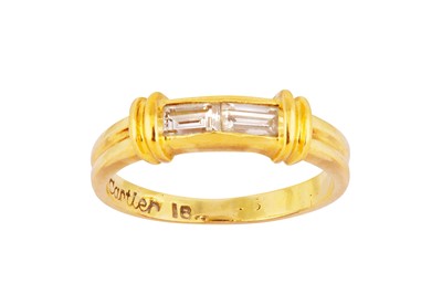 Lot 51 - A DIAMOND RING BY CARTIER