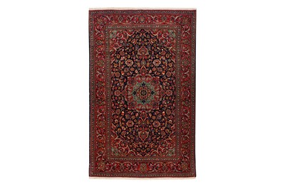 Lot 82 - A FINE KASHAN RUG, CENTRAL PERSIA