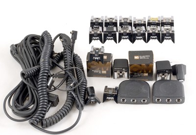 Lot 68 - A Good Selection of Olympus OM Accessory Shoes & Flash Leads etc.
