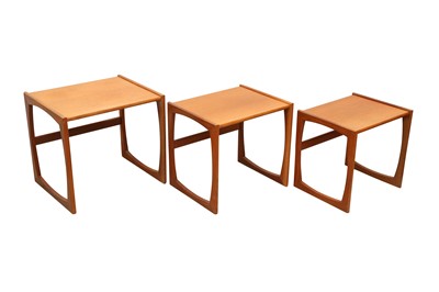 Lot 236 - A NEST OF G-PLAN TEAK 'ASTRO' TABLES