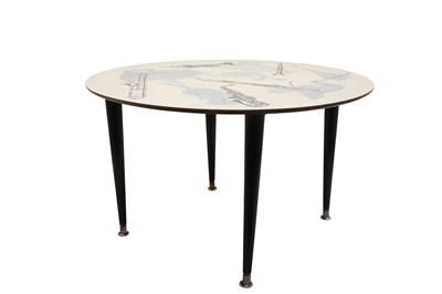 Lot 234 - A FORNASETTI-STYLE COFFEE TABLE