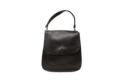 Lot 558 - Prada Black Top Handle Flap Bag
