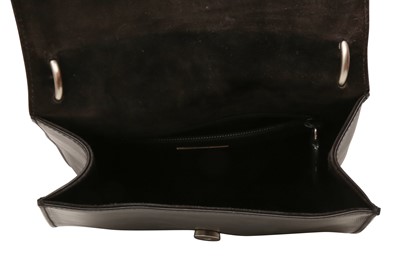 Lot 571 - A PRADA BLACK TOP HANDLE BAG