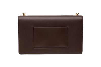 Lot 45 - Celine Burgundy Medium Case Flap Bag