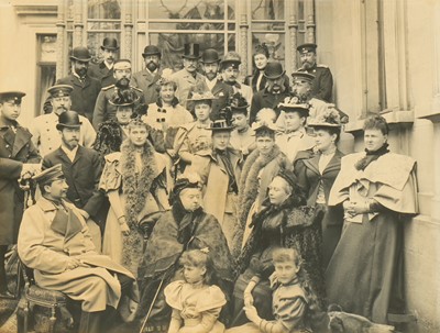 Lot 11 - ROYAL FAMILY GROUP AT COBURG, 1894