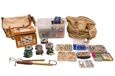 Lot 199 - ASSORTED FISHING TACKLE AND REELS