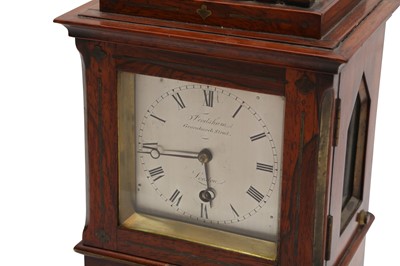 Lot 86 - A REGENCY MANTLE CLOCK BY FRODSHAM