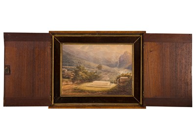 Lot 15 - British School.- The Valley of the Tomb [Napoleon’s first tomb, on St. Helena]