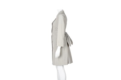 Lot 107 - Prada Grey Swing Raincoat - Size 42