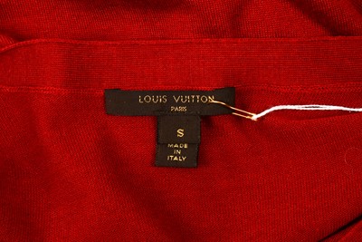 Lot 28 - Louis Vuitton Brick Wool Cardigan - Size S