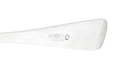 Lot 224 - A set of twelve George III Scottish sterling silver tableforks, Edinburgh 1814 probably by Matthew Craw