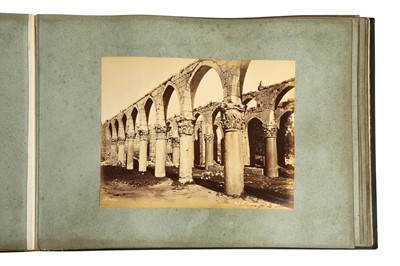 Lot 448 - AN ALBUM OF VIEWS WITH PHOTOGRAPHS OF FELIX BONFILS AND SULEIMAN HAKIM: SYRIA
