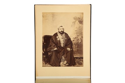 Lot 441 - AN ALBUM OF PORTRAITS AND COSTUME STUDIES, WITH PHOTOGRAPHS BY ARNOUX, SEBAH AND OTHERS: EGYPT