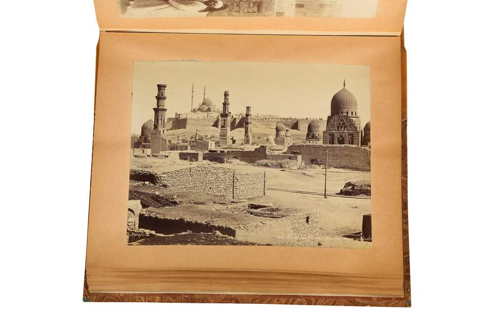 Lot 95 - TWO PHOTOGRAPH & POSTCARD ALBUMS: EGYPT