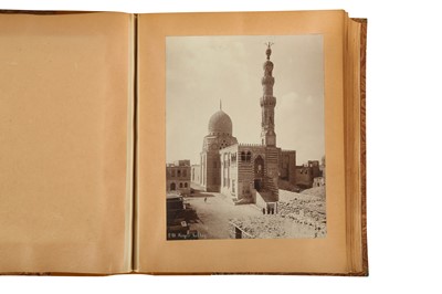 Lot 95 - TWO PHOTOGRAPH & POSTCARD ALBUMS: EGYPT