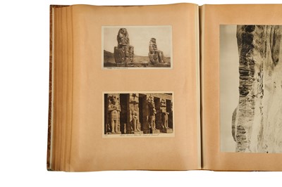 Lot 95 - TWO PHOTOGRAPH & POSTCARD ALBUMS: EGYPT