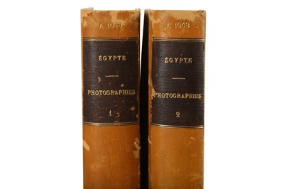 Lot 95 - TWO PHOTOGRAPH & POSTCARD ALBUMS: EGYPT