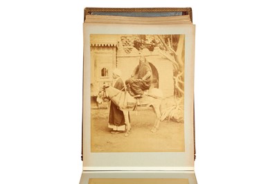 Lot 438 - AN ALBUM OF VIEWS AND PORTRAITS WITH PHOTOGRAPHS BY ZANGAKI, LEKEGIAN, AND OTHERS: EGYPT AND SUDAN