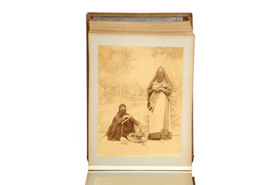 Lot 438 - AN ALBUM OF VIEWS AND PORTRAITS WITH PHOTOGRAPHS BY ZANGAKI, LEKEGIAN, AND OTHERS: EGYPT AND SUDAN