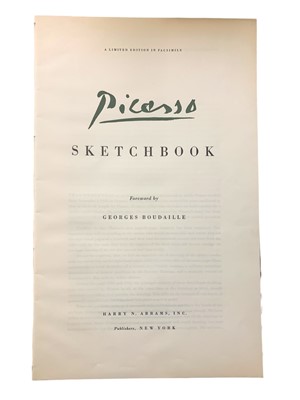 Lot 296 - Picasso (Pablo) Picasso’s Sketchbook