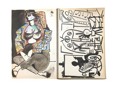 Lot 201 - Picasso (Pablo) Picasso’s Sketchbook