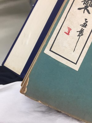 Lot 109 - TWO SETS OF CHINESE WOODBLOCK PRINT ALBUMS