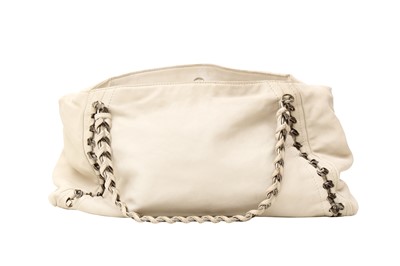 Lot 344 - Chanel Ivory East West Modern Chain Tote