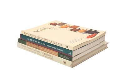 Lot 459 - A GROUP OF FOUR YIXING AND TEA WARE REFERENCE BOOKS
