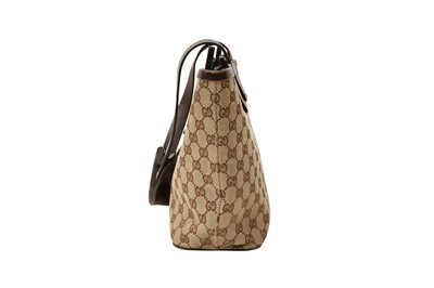 Lot 247 - Gucci Brown GG Logo Monogram Shoulder Bag