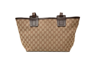 Lot 247 - Gucci Brown GG Logo Monogram Shoulder Bag
