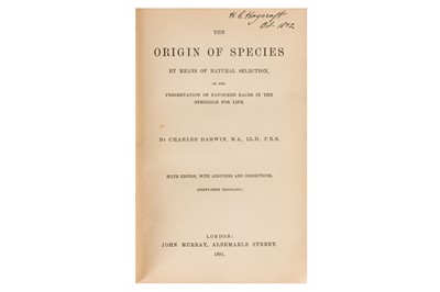 Lot 85 - Darwin (Charles) The Origin of Species