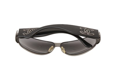 Lot 616 - Chanel Cut Out CC Sheild Sunglasses