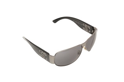 Lot 616 - Chanel Cut Out CC Sheild Sunglasses
