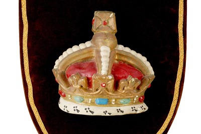 Lot 59 - PLASTER CROWN FROM THE CORONATION OF QUEEN ELIZABETH II, 1953