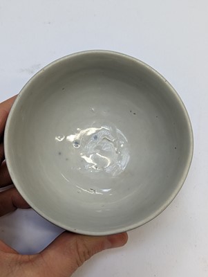 Lot 65 - A CHINESE BLUE-GLAZED BOWL