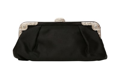 Lot 619 - Dolce & Gabbana Black Embellished Evening Clutch