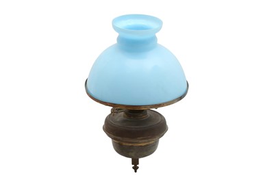Lot 359 - A PAIR OF VICTORIAN OIL LAMP SCONCES