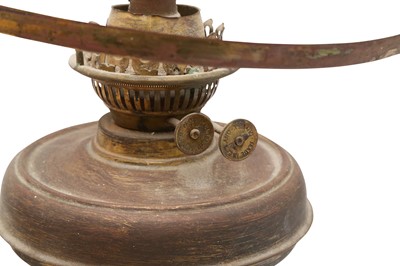 Lot 359 - A PAIR OF VICTORIAN OIL LAMP SCONCES