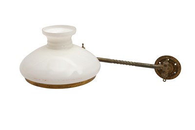 Lot 359 - A PAIR OF VICTORIAN OIL LAMP SCONCES