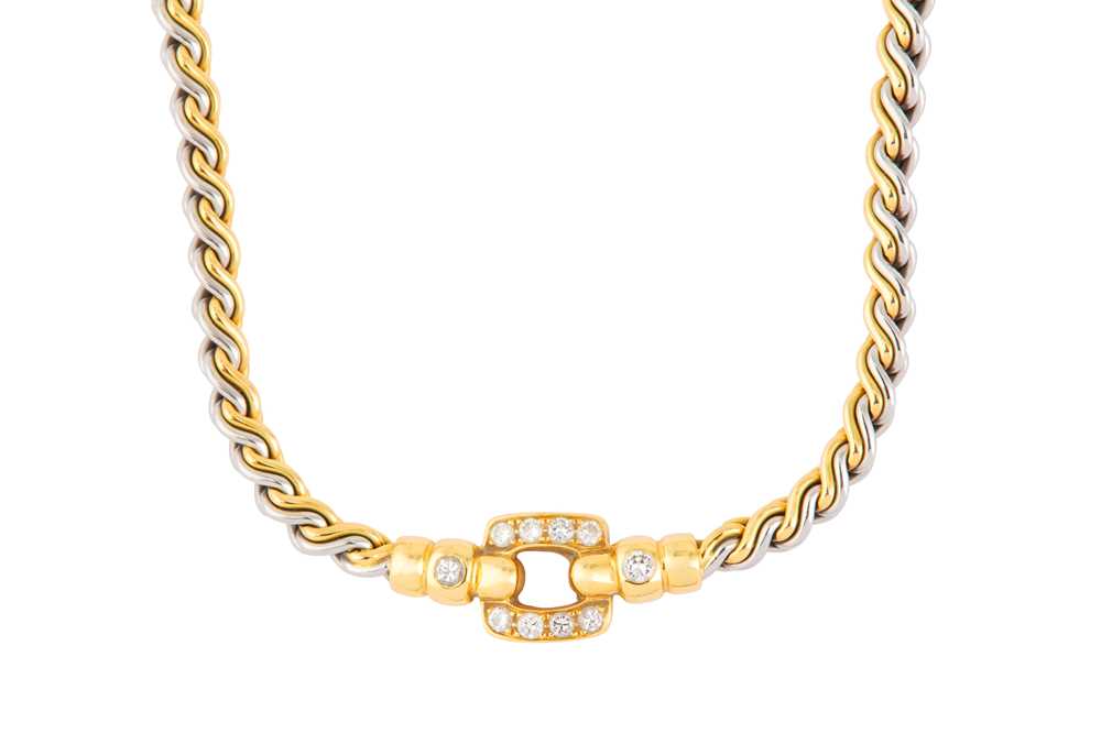 Lot 60 - A DIAMOND NECKLACE BY CARTIER