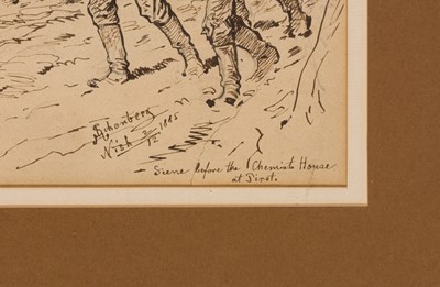 Lot 244 - Schönberg (Johann Nepomuk) Scene before the chemist’s shop at Pirot, 1885 Serbo-Bulgarian War