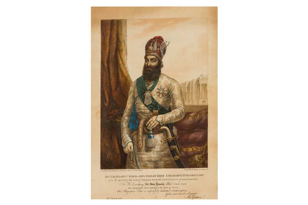 Lot 439 - MAXIM GAUCI (MALTESE, 1774 - 1854) HIS EXCELLENCY MIRZA ABUL HASSAN KHAN AMBASSADOR EXTRAORDINARY